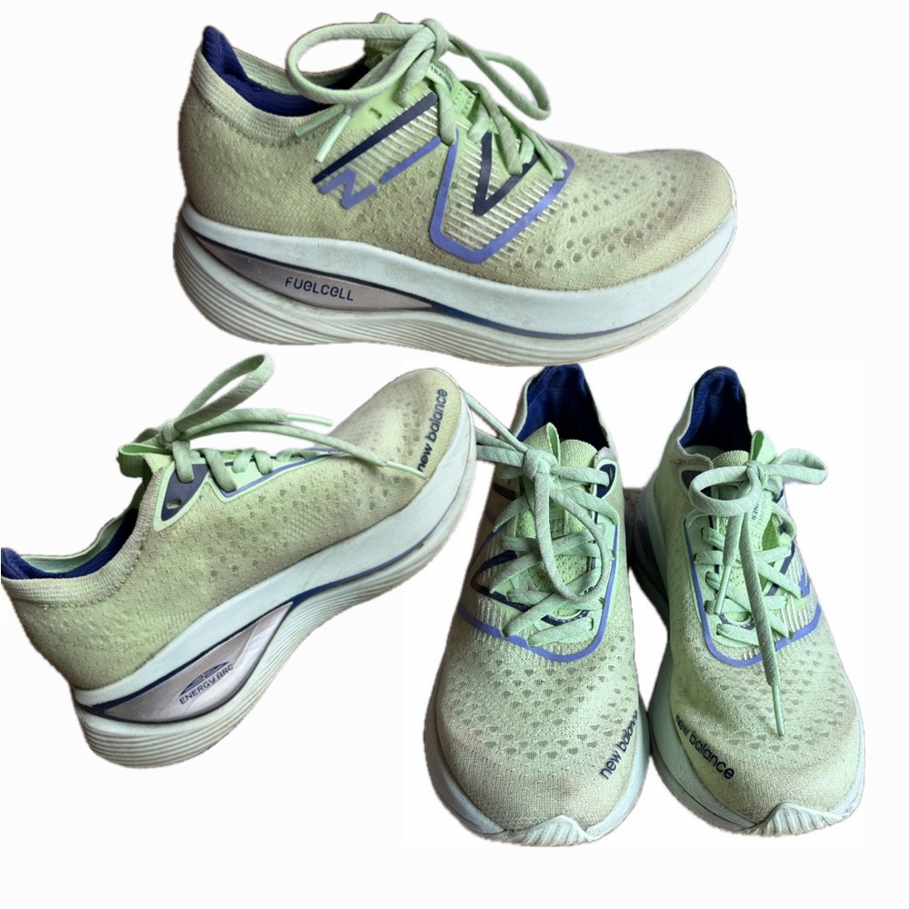 New Balance Super Comp Trainers FuelCell Women’s 6 Mint Green Running Shoe